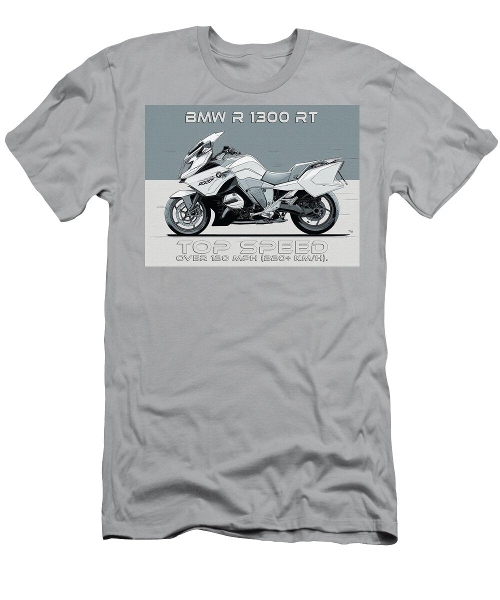 1 BMW R 1300 Rt Motorcycle Kevin Walker and Pixel Reverie T-Shirt