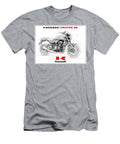 1 Kawasaki Z900rs Se Motorcycle Sketch Kevin Walker and Pixel Reverie T-Shirt
