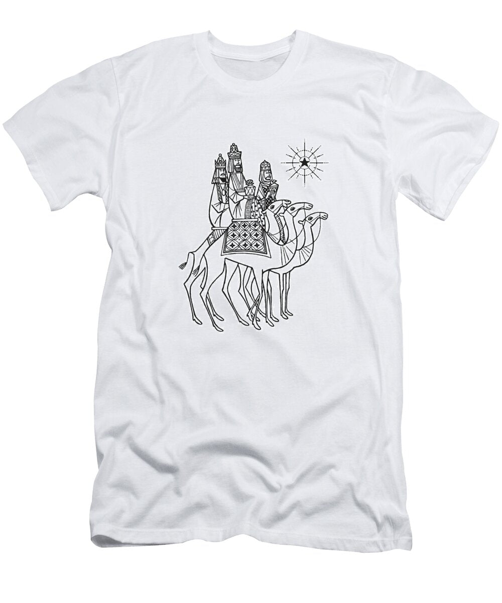 1 Three Wise Men on Camels Csa Images T-Shirt