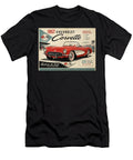 1957 Chevrolet Corvette Ad Car Poster Treasure Auto Wall Artvertisement Sampadart Gallery T-Shirt