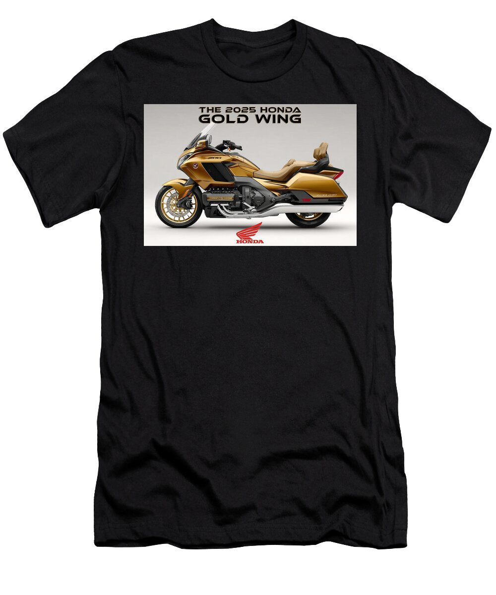 2 2025 Honda Gold Wing Motorcycle Kevin Walker and Pixel Reverie T-Shirt