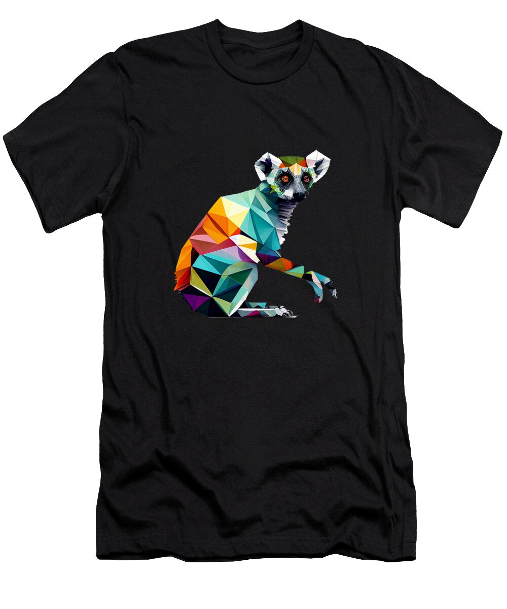 2 Adorable Origami Lemur About Passion Art T-Shirt