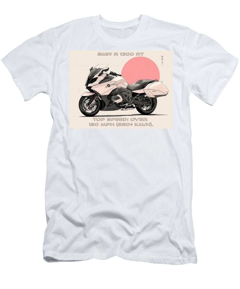 2 BMW R 1300 Rt Motorcycle Kevin Walker and Pixel Reverie T-Shirt