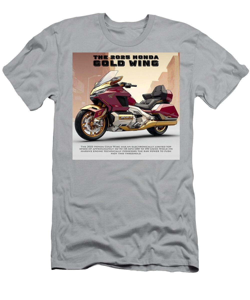 4 2025 Honda Gold Wing Motorcycle Kevin Walker and Pixel Reverie T-Shirt