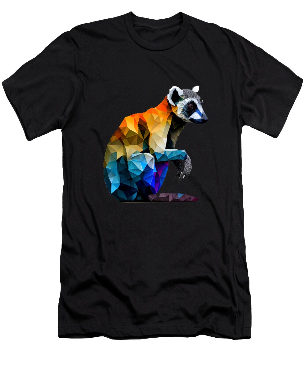 4 Adorable Origami Lemur About Passion Art T-Shirt