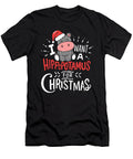 5 I Want Hippopotamus for Christmas Hippo Xmas Gift Haselshirt T-Shirt