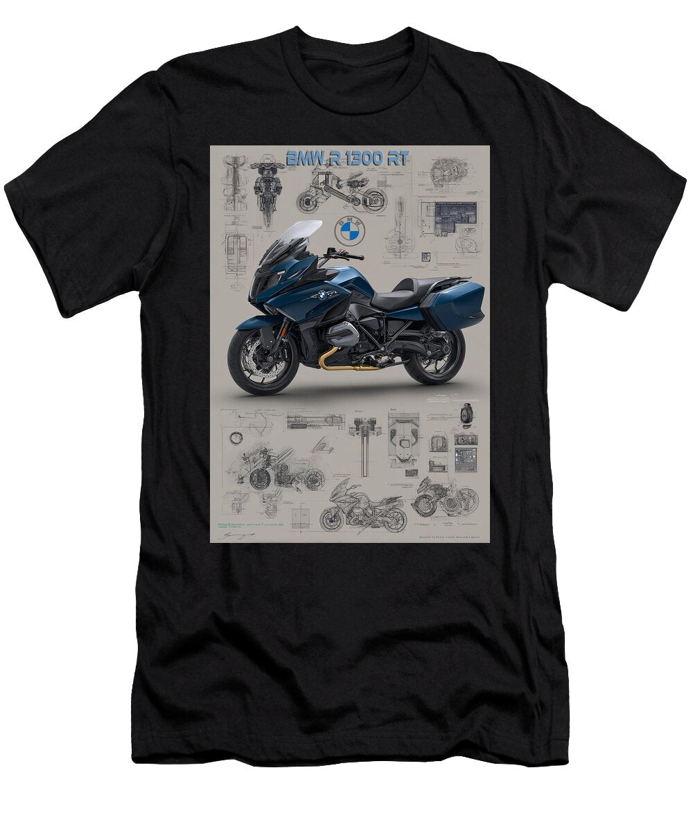 BMW R 1300 Rt Motorcycle Concept Kevin Walker and Pixel Reverie T-Shirt