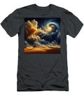 Camel Under Swirling Desert Sky Joe Irwin T-Shirt