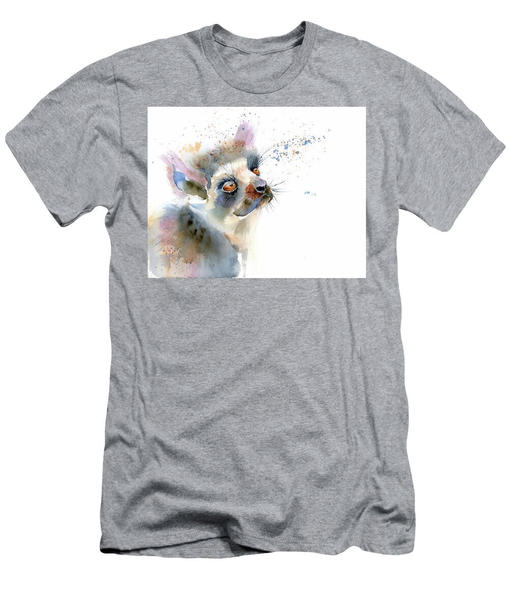 Contemplative Lemur Portrait Olga Tchefranov T-Shirt