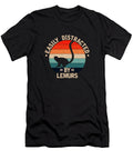 Easily Distracted By Lemurs Pet Lover Yvonne Alfie T-Shirt