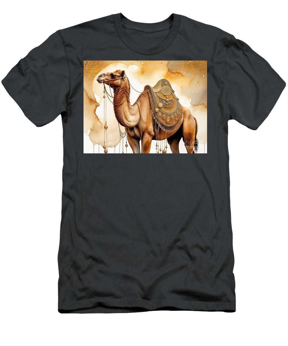 Elegant Sahara Camel Elisabeth Lucas T-Shirt