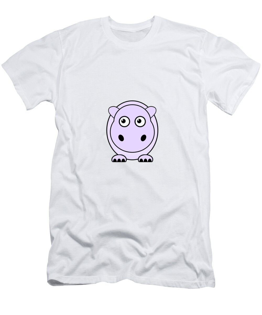 Hippo Animals Art for Kids Anastasiya Malakhova T-Shirt