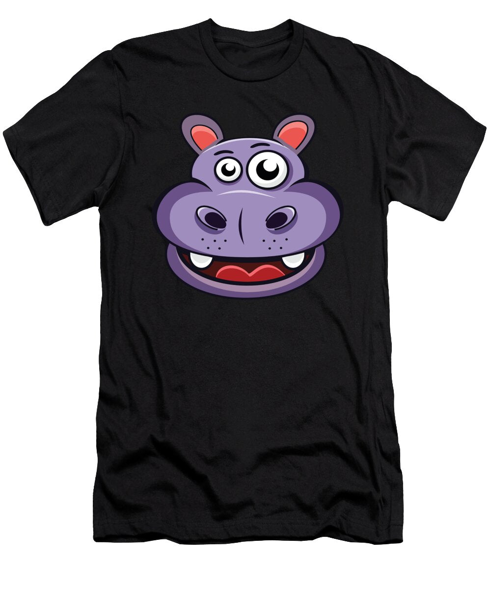 Hippo Purple Steven Zimmer T-Shirt