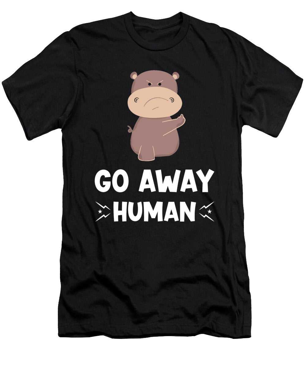 Hippopotamus Gift with Funny Saying Manuel Schmucker T-Shirt