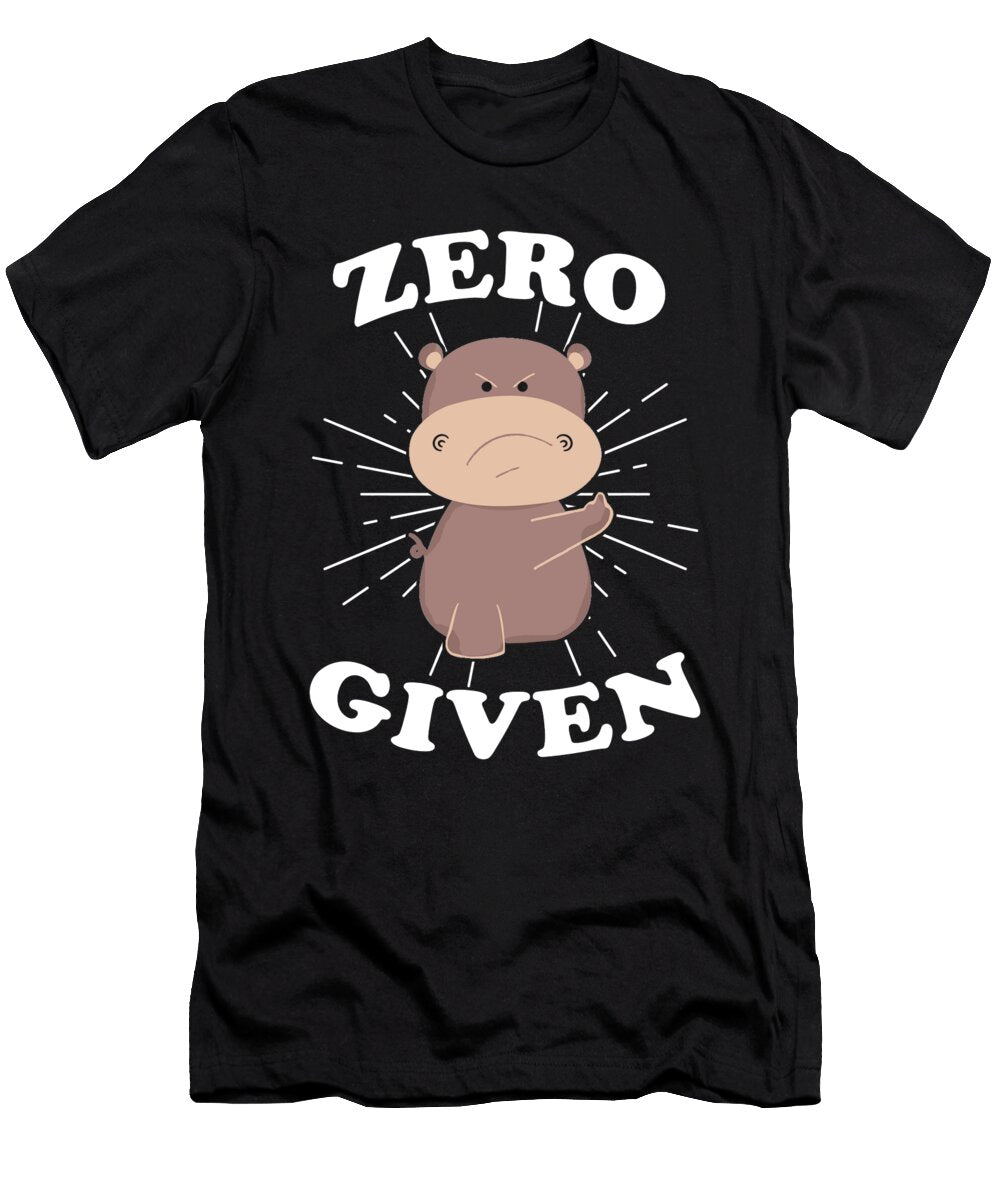Hippopotamus Middle Finger Manuel Schmucker T-Shirt
