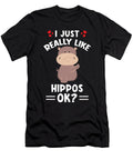 Hippopotamus Say I Like Hippos Okay Manuel Schmucker T-Shirt