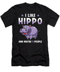 Hippopotamus Saying Funny Manuel Schmucker T-Shirt