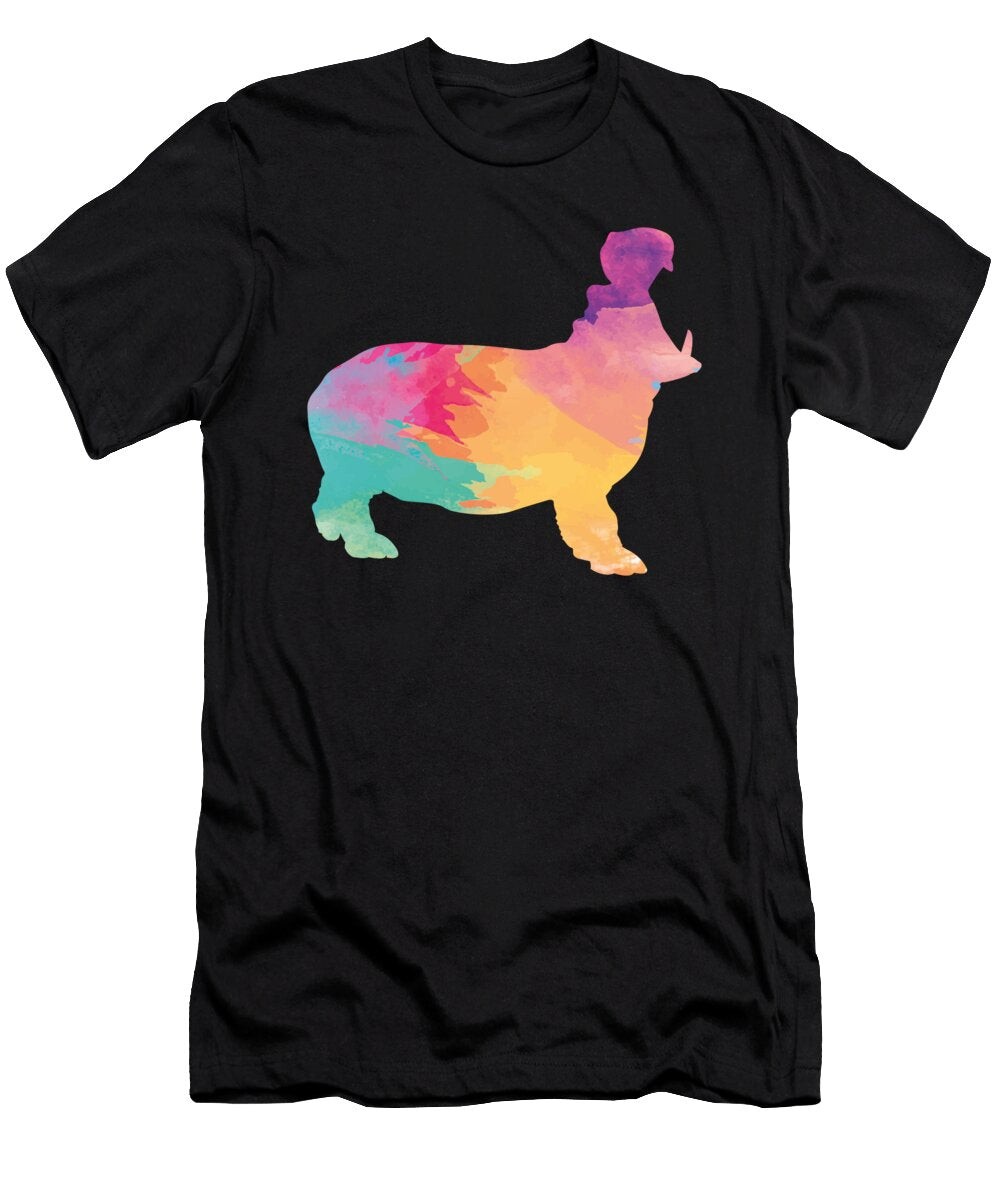 Hippopotamus Watercolor Manuel Schmucker T-Shirt