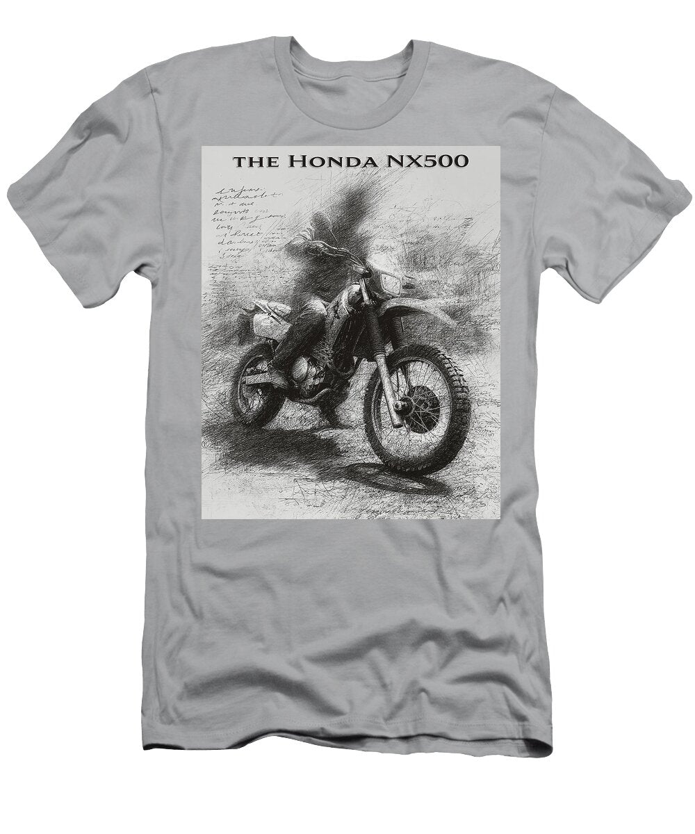 Honda Nx500 Adventure Kevin Walker and Pixel Reverie T-Shirt