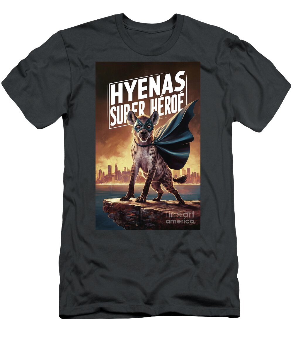 Hyenas Superhero Rhys Jacobson T-Shirt