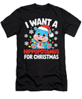 I Want a Hippopotamus for Christmas Xmas Hippo Zyneu Gangd T-Shirt
