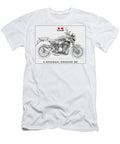 Kawasaki Z900rs Motorcycle Sketch Kevin Walker and Pixel Reverie T-Shirt