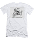 Kawasaki Z900rs Se Motorcycle Sketch Kevin Walker and Pixel Reverie T-Shirt