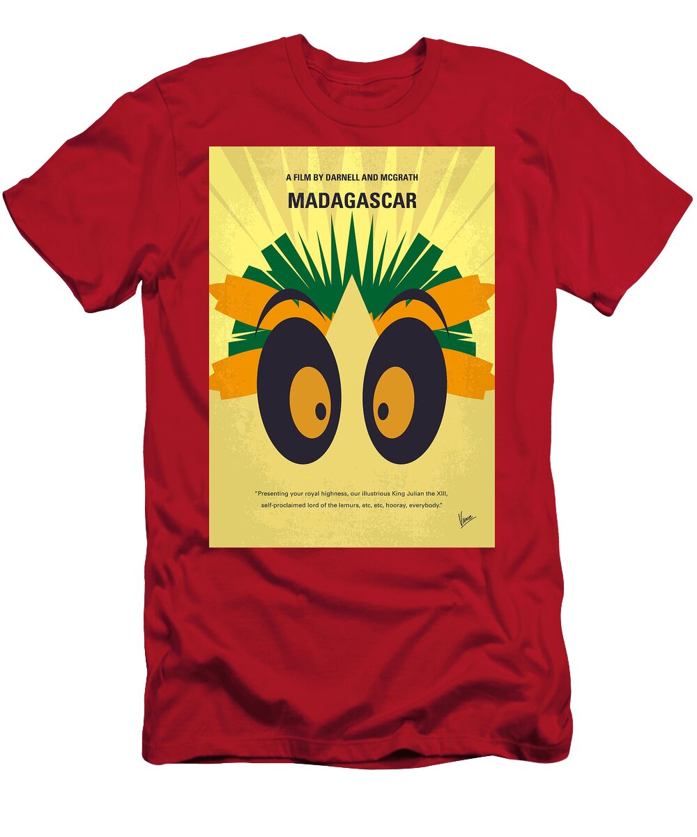 No589 My Madagascar Minimal Movie Poster Chungkong Art T-Shirt