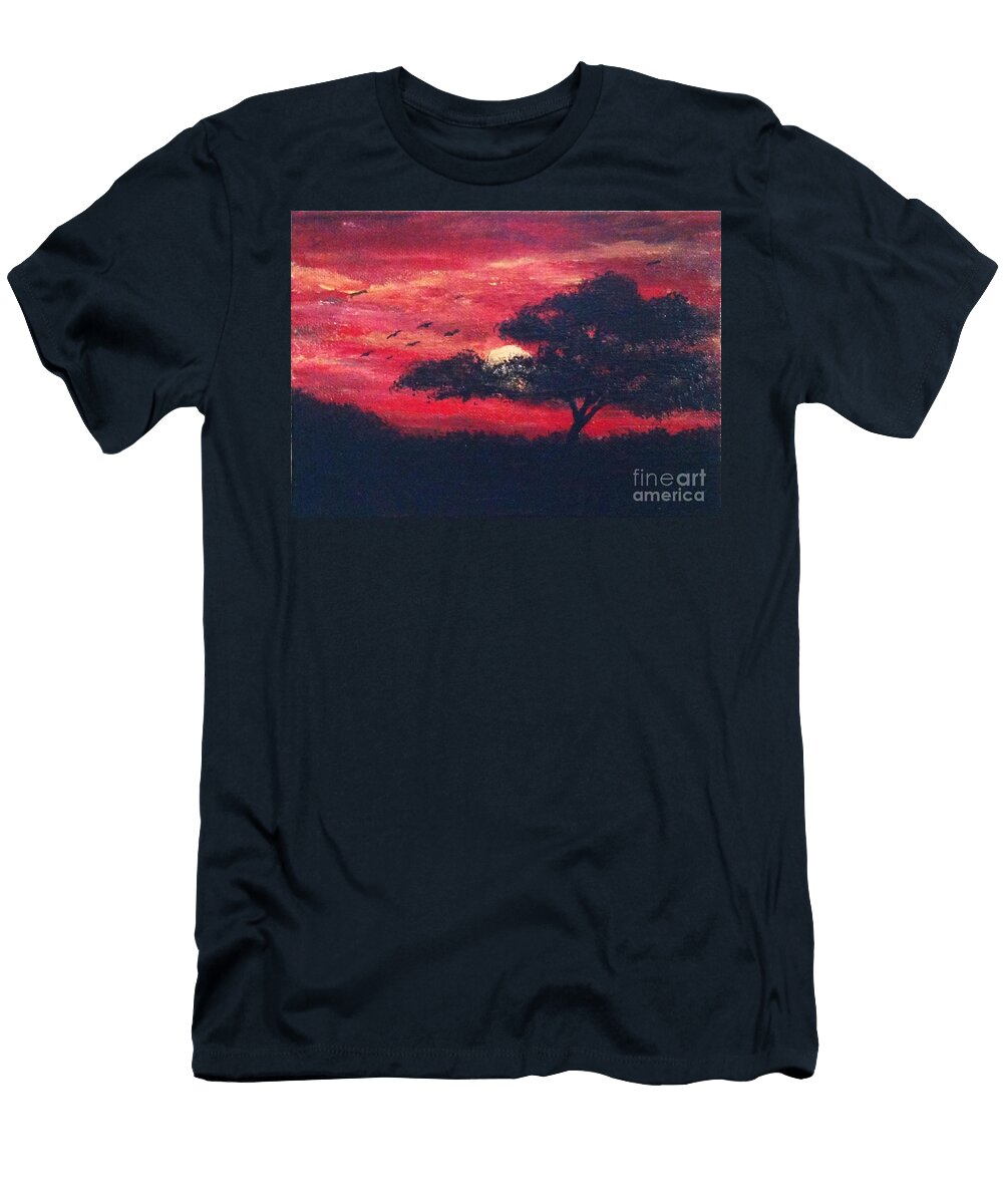 Safari Sunset Jennifer Gonzalez T-Shirt