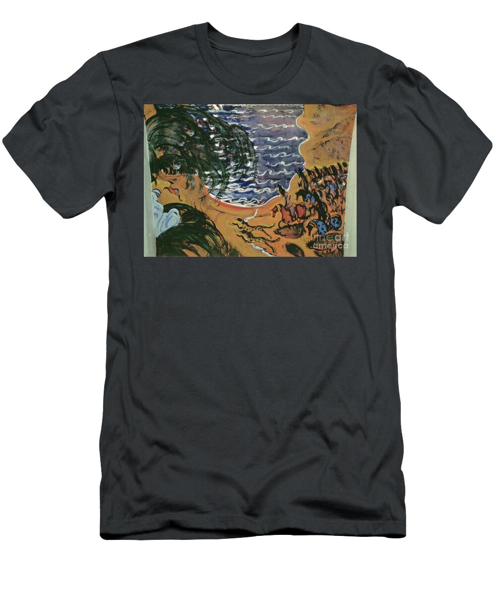 Sketch for the Design of a Curtain for the Ballet Scheherazade 1910 Valentin Aleksandrovich Serov T-Shirt